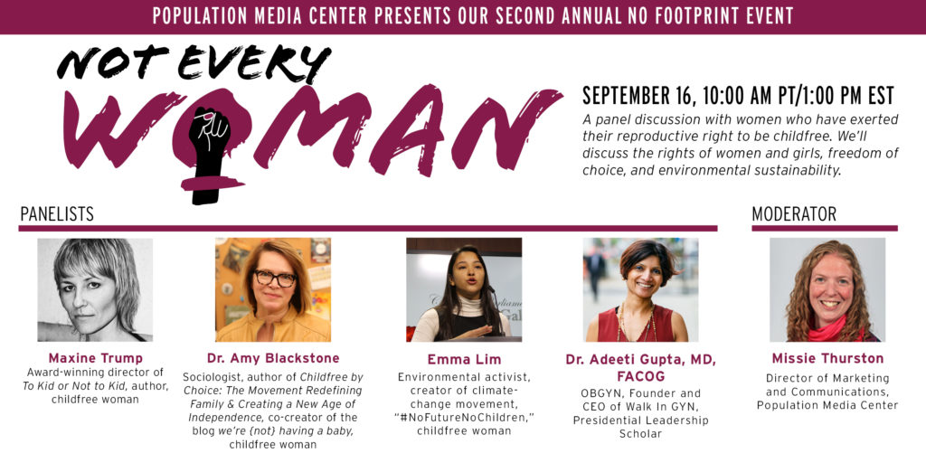 Poster for the not every woman event